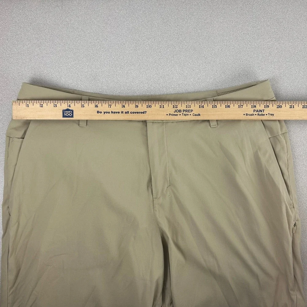 Lululemon ABC Pants 38x32 Mens‎ Khaki Slim Fit Technical Performance Golf Casual